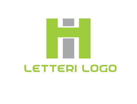 letter I in between letter H