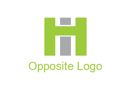 letter I in between letter H