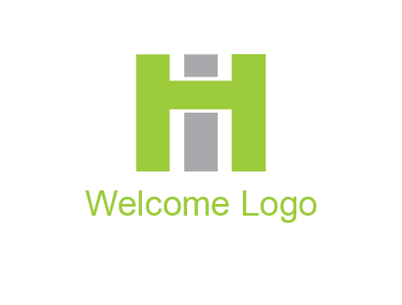 letter I in between letter H