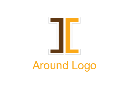 abstract letter C forming letter I