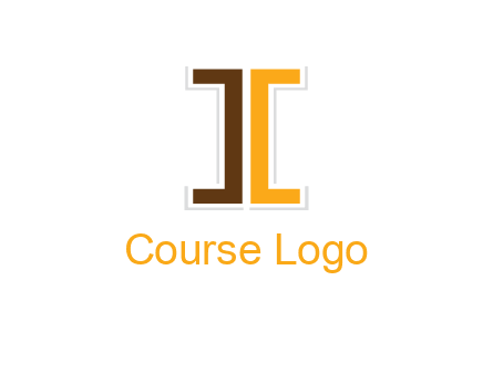 abstract letter C forming letter I