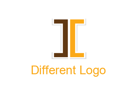 abstract letter C forming letter I