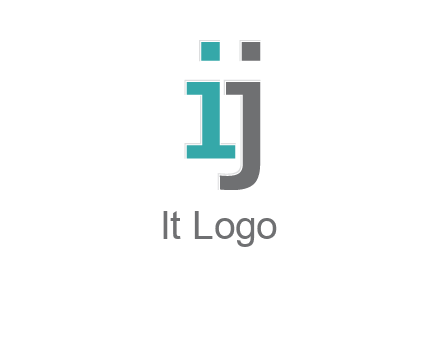 letter IJ together