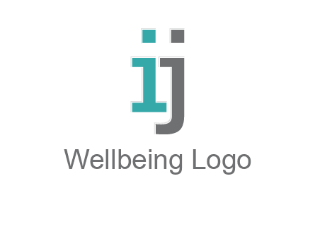 letter IJ together