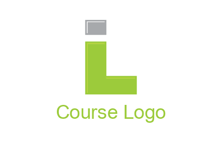 letter I forming letter L