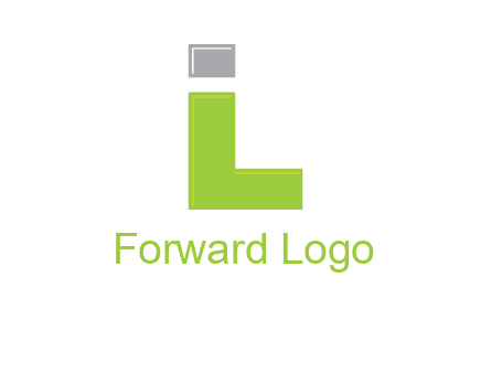letter I forming letter L