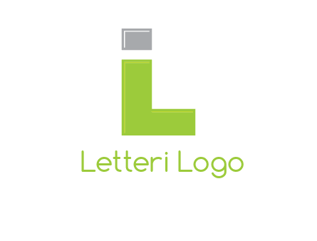 letter I forming letter L