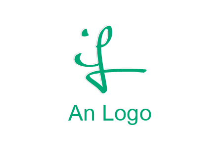 brush stroke letter IF
