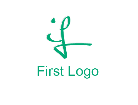 brush stroke letter IF