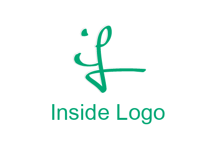 brush stroke letter IF
