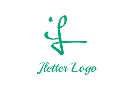brush stroke letter IF