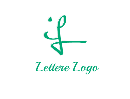 brush stroke letter IF
