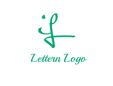 brush stroke letter IF