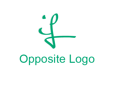 brush stroke letter IF