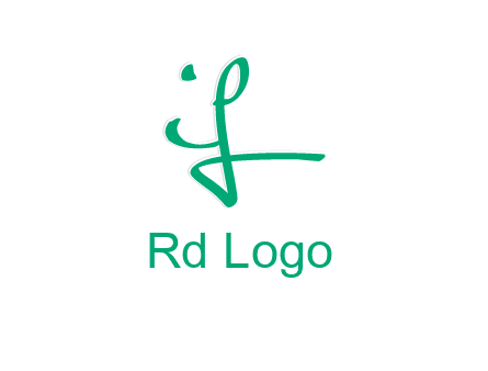 brush stroke letter IF