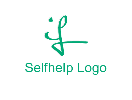 brush stroke letter IF