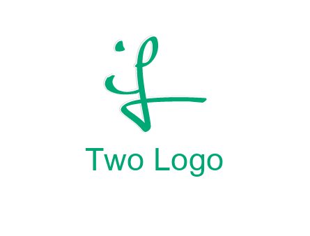 brush stroke letter IF