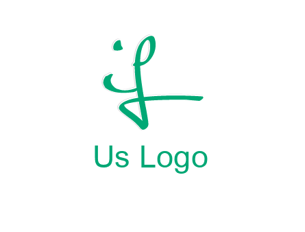 brush stroke letter IF