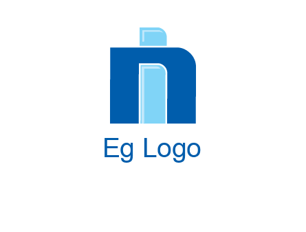 letter I in between letter N