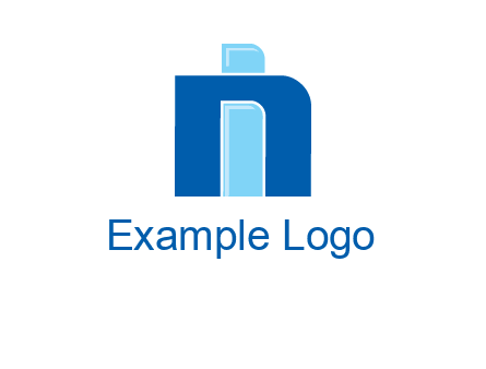 letter I in between letter N