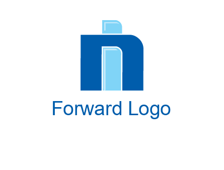 letter I in between letter N