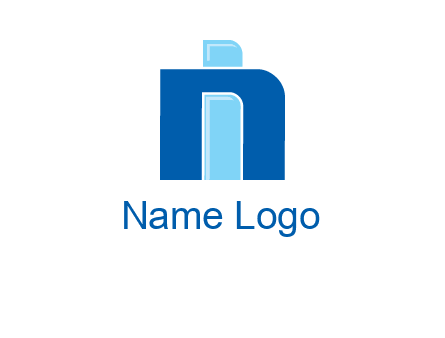 letter I in between letter N