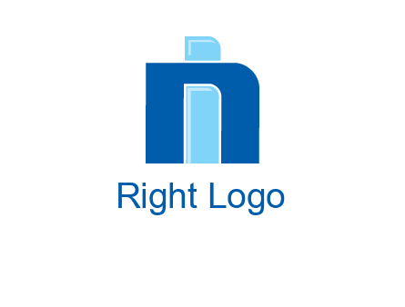 letter I in between letter N