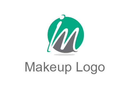 Letter i and m over the circle logo