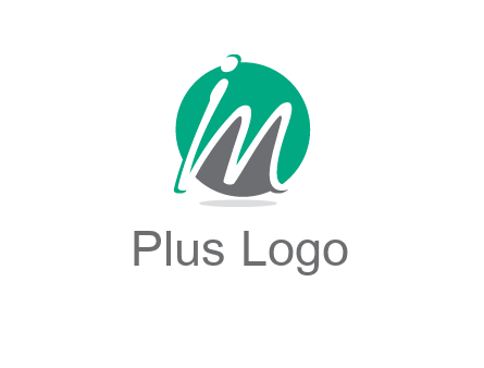 Letter i and m over the circle logo