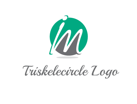 Letter i and m over the circle logo