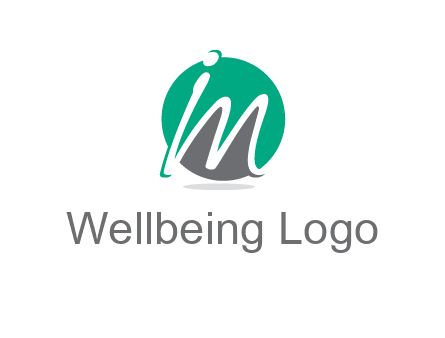 Letter i and m over the circle logo