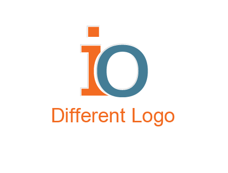letter O overlapping letter I