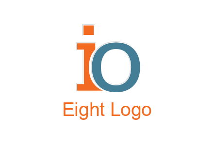 letter O overlapping letter I