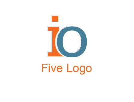 letter O overlapping letter I