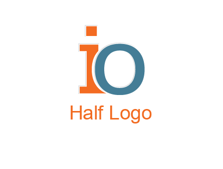 letter O overlapping letter I