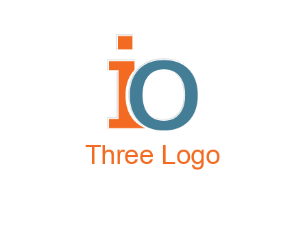 letter O overlapping letter I