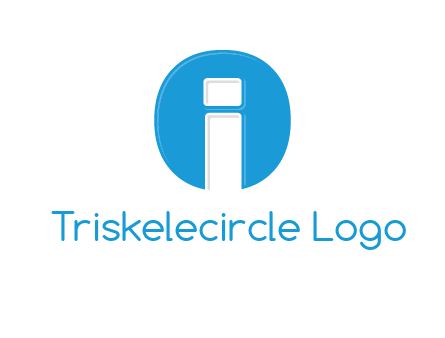 Letter i inside the circle icon