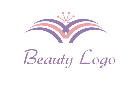 abstract wings crown