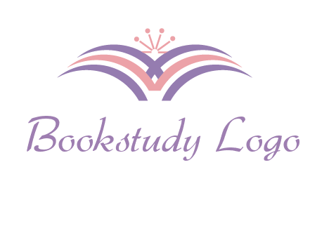 abstract wings crown