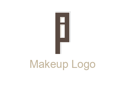 letter I in letter P