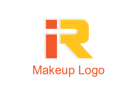 letter I forming letter R