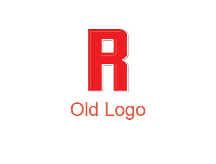 negative spacing letter I in letter R