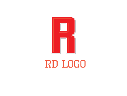 negative spacing letter I in letter R