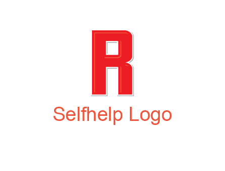 negative spacing letter I in letter R