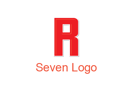 negative spacing letter I in letter R
