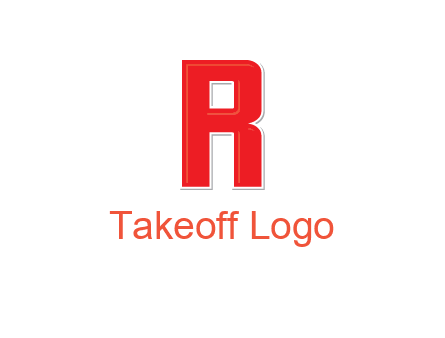 negative spacing letter I in letter R