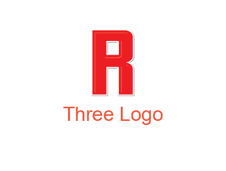 negative spacing letter I in letter R