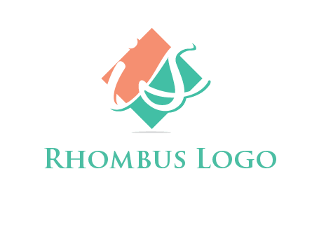 Letters i and s over the rhombus logo