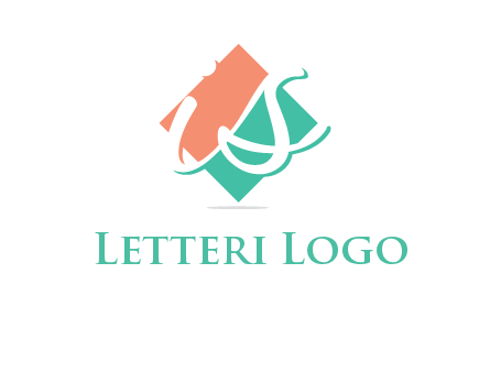 Letters i and s over the rhombus logo