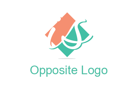 Letters i and s over the rhombus logo